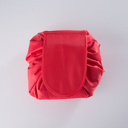 Small  Lazy Drawstring Cosmetic Bag Portable