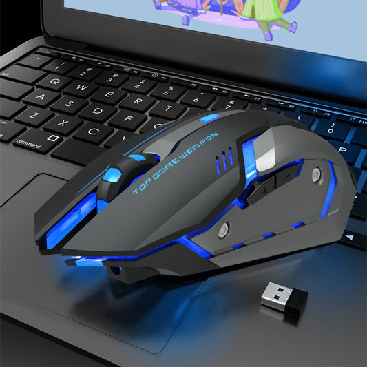 Máquinas silenciosas para mouse para jogos com carregamento sem fio