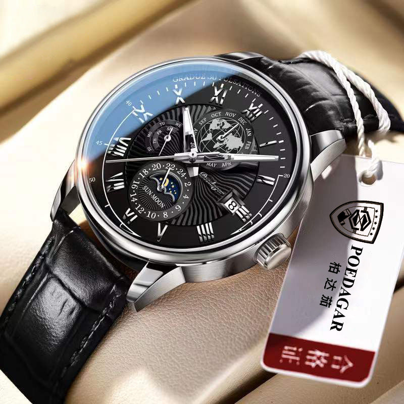 Fashion Personality Business Belt Watch Men