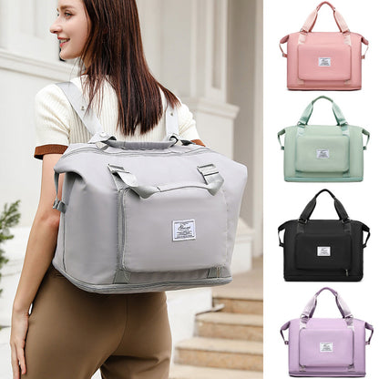 Folding Travel Bags For Backpack Handbag Sholder Bag Gym Fitness Weekender Overnight Women