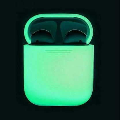 Bluetooth Earphone Case Storage Box Wireless Earphone Silicone Luminous