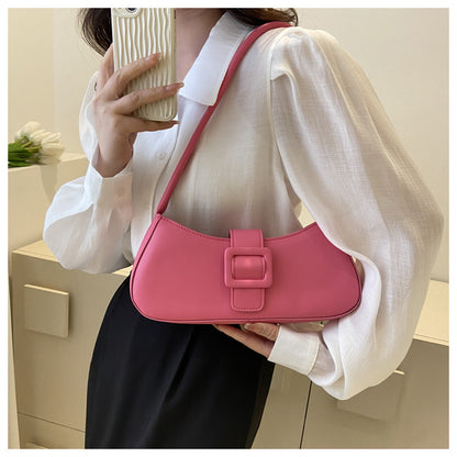 Western Style Shoulder Bag Underarm Small Square Bag