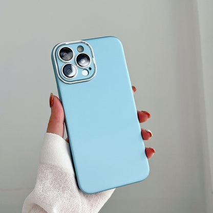 Comes With Lens Protector For 14promax Phone Case Solid Color Matte