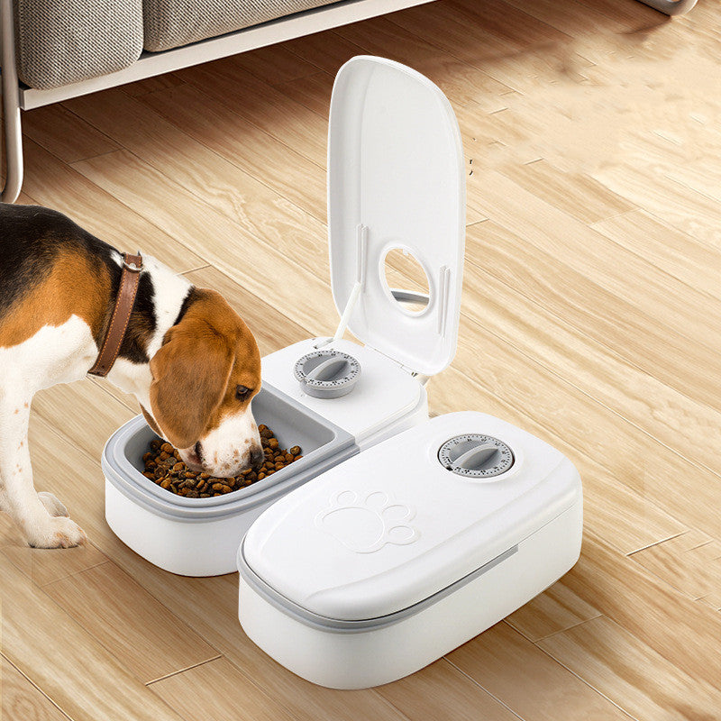 Alimentador automático para animais de estimação, dispensador de comida inteligente para gatos, cães, temporizador, tigela de aço inoxidável, alimentação automática para cães e gatos, suprimentos para animais de estimação