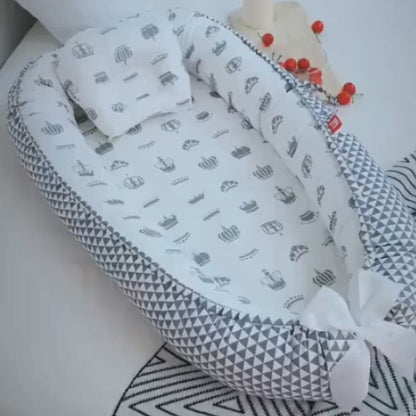 Cuna de bebé extraíble y lavable, cuna portátil, cama de viaje para niños, cuna de algodón para niños pequeños