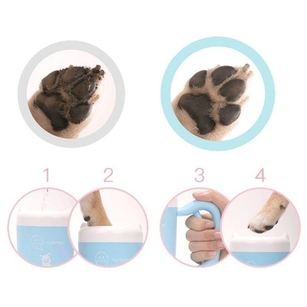 Taza limpiadora de patas Pet Paws